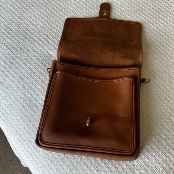 Coach Brown Leather Satchel - Picture 8 of 14